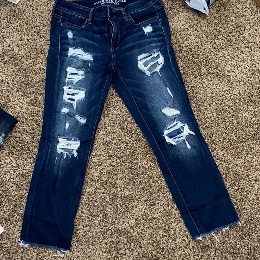 American Eagle jegging crop
